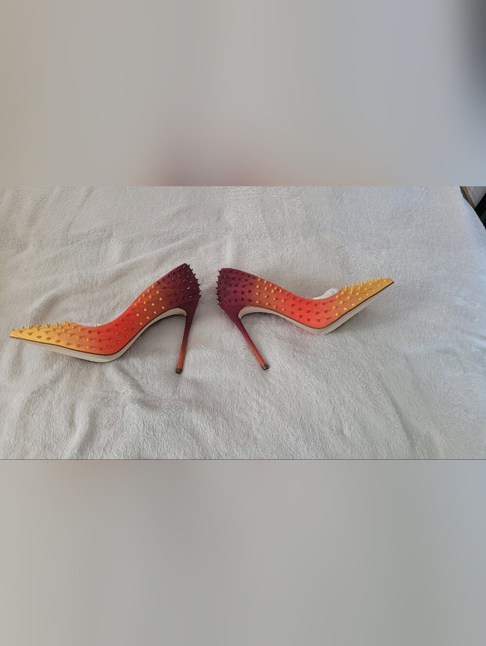 Steve Madden Orange Multi Heels - Picture 5 of 12